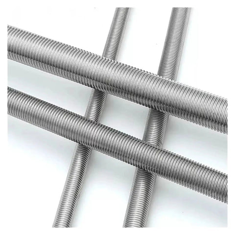 Top Shelf 304 Stainless Steel Left Hand Threaded Rod Fully Threaded Bar Stud M4 Through M24 250Mm Length heavy duty threaded rods in cross formation.