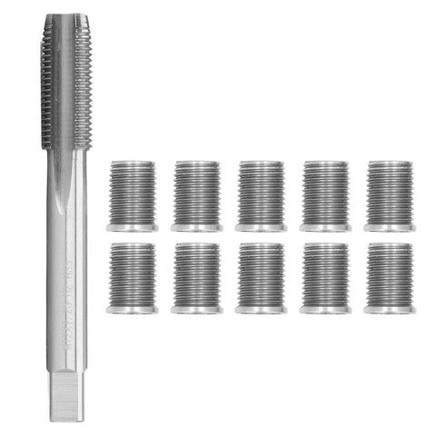 Top Notch Universal Thread Repair Tool Kit For M10 And M12 Stripped Bolts Fixing Gasoline Engines Generators Without Engine Removal Effort, stainless taps and inserts