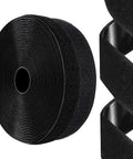 1 Inch Wide Hook And Loop Tape Roll Set Two 26 Foot Rolls Self Adhesive Nylon Fasteners