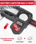 Close-up of IP67 Digital Caliper 0-6 Inch Range With Large LCD Screen, showing battery details and auto-off feature.