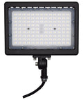 Beefy Outdoor LED Flood Light 90W 11.5 Inch 5000K Daylight Bronze Finish 150 Degree Beam Wet Location DLC Premium Certified cULus Safety