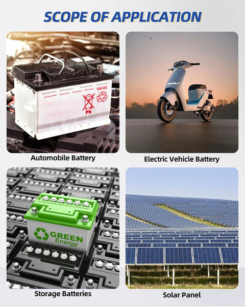 Four images showing applications for the 12V To 36V DC Voltage Protection Module Pack Of 2 with Digital Low Voltage Protector.
