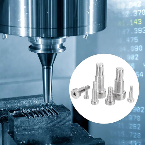 Rock Solid 16 Pcs 304 Stainless Steel Shoulder Bolts With Hex Socket M3x0.5 Thread 4mm Diameter And 30mm Shaft Length For Hydraulic Injection Molding And Industrial Machinery Projects That Are Hella Tough in manufacturing setup.