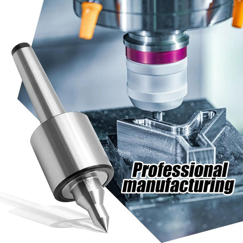 Live Center For Lathe CNC 2MT 60 Degree Morse Taper Long Spindle Tool Built Tough With 220 Lb Load Capacity Ultra Precise 0.000197 Inch