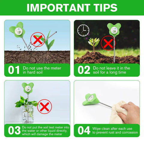 Important tips for using Soil Moisture Meter For Indoor Plants And Garden Beds No Battery Needed Easy To Use Plant Water Meter