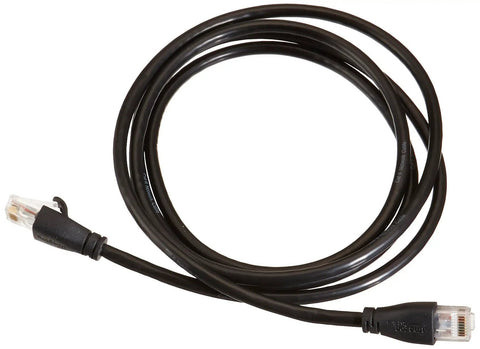 Cat 6 Ethernet Patch Cable 5 Ft With RJ45 Gold Plated Connectors 1 Gbps fast network cable in black