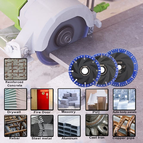 16 Inch Diamond Blade For Metal Cutting Heavy Duty All Purpose Cut Off Wheel 400mm Diameter next to various cutting applications