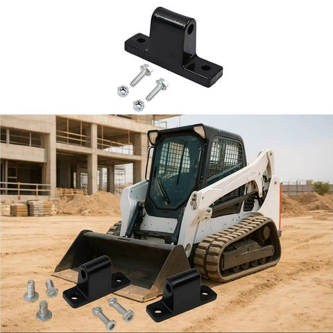 Mounted Door Hinge Replacement Kit With 2 Hinges For Bobcat Skid Steer And Track Loaders Directly Replaces 7305580 And 7176593