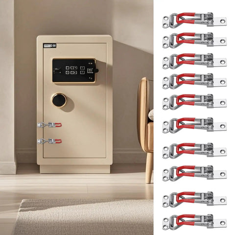 Heavy Duty Toggle Latches With Adjustable Over Center Clamp Rust Resistant Metal Fasteners for a safe