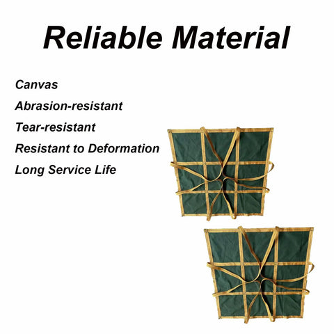 Heavy Duty Canvas Hoist Sling Net, A Real Workhorse for Cargo Lifting, showing durability and resistance features