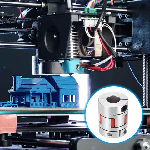 3D printer with Aviation Aluminum Shaft Coupling 8Mm To 18Mm Flexible Spider Coupler L50Mm By D40Mm for high precision projects