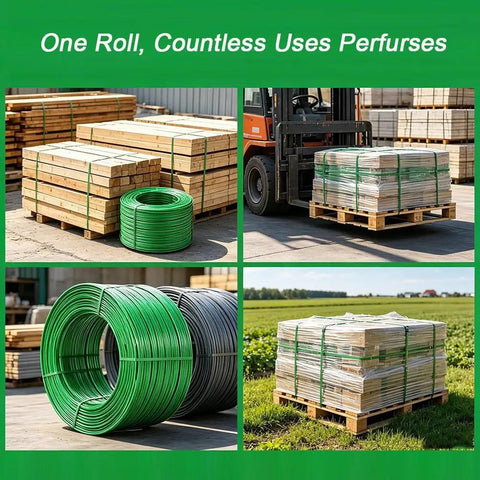 Heavy Duty PET Strapping For Packaging And Bundling High Tensile Green Polyester Strapping Rolls Your Go To Cargo Tie Down