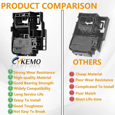 Comparison image of Washer Lid Lock Kit 3 Pack With Switch Bezel And Striker For Top Load Washers versus other brands