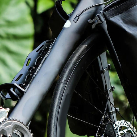 Fork Mount Bag Holder for Front Fork Rack Ultra Lightweight 131g 4.6oz Three Point Fixed Design Cage on bike fork
