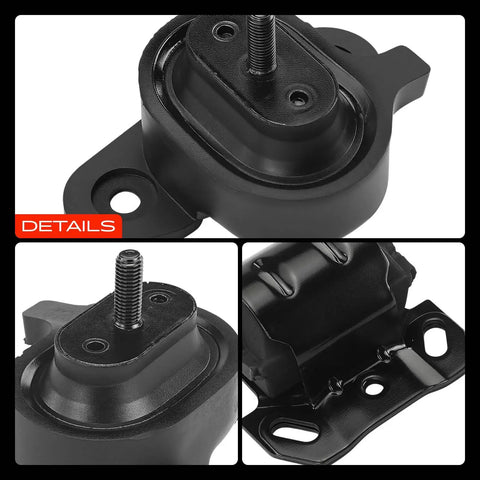 Close-up of Heavy Duty Engine Motor Mount from Mount Kit Set Of 3 For Chevy Astro GMC Safari 1994 2005 4.3L V6.
