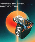 Artemis DIY Smartwatch Kit For Kids And Teens 9 Plus Learn Coding Electronics And Wearable Tech Hands On STEM Gift Build Your Own Wearable Gadget Fun Project For Curious Makers, NASA-themed DIY smartwatch with clear case and black strap