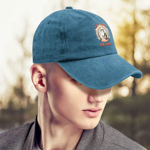 Lightweight Cyan Blue Baseball Cap For Men With Adjustable Buckle Strap Daily Driver Cool Hat For Everyday Wear