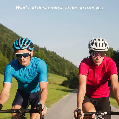 Heavy Duty Welding Safety Glasses With Infrared Protective Lenses Anti Glare Impact Resistant Pc Frame Ce Certified Ppe Protective Eyewear worn by cyclists for wind and dust protection.