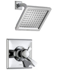 Dryden 17 Series Dual Function Shower Trim Kit With Single Spray Touch Clean Shower Head Chrome Finish 2.0 GPM Water Flow