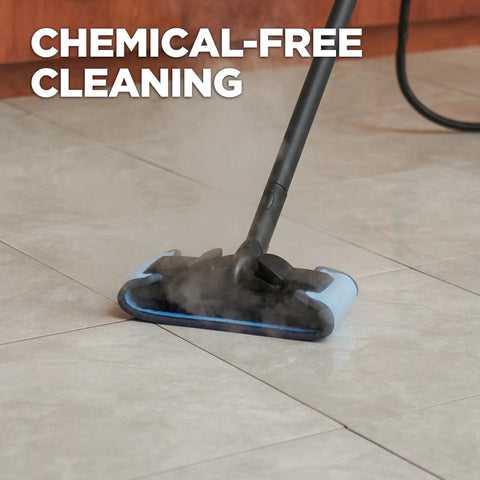 On Demand Steam Cleaner And Wallpaper Remover Multipurpose Power Steamer With 1500W 18 Attachments cleaning floor tiles