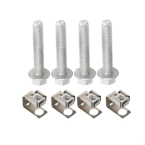 Dodge Ram Jeep Manifold Bolts And U Nuts Kit 4 Pack Direct Replacement For Damaged Manifold Hardware Premium Grade Steel Construction For Easy Install In Engine Bay Fits 1500 2500 3500 Durango Grand Cherokee Wrangler, 4 bolts and 4 U nuts