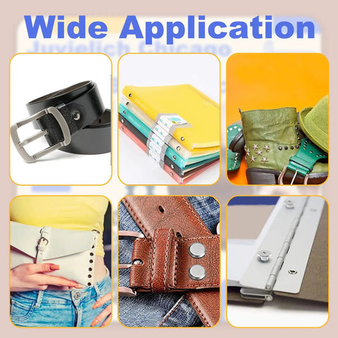 Wide application of Top Shelf Chicago Binding Screws M5 X 6Mm in 50 silver sets creating durable leather goods.