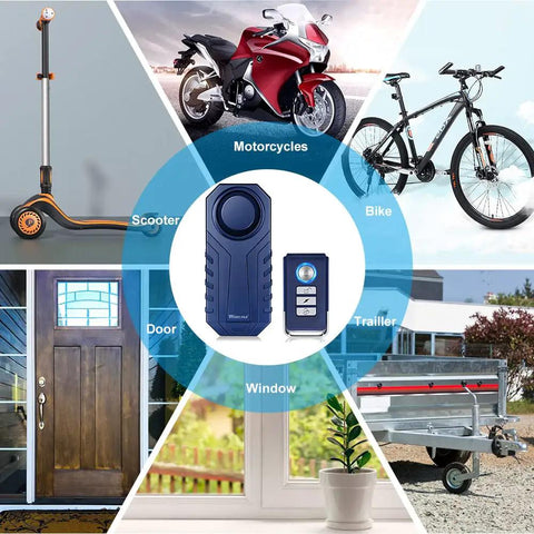 Beefed Up Wireless Bike Alarm With 113dB Siren Anti Theft Motion And Vibration Sensor Waterproof Motorcycle Bicycle Security