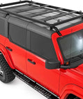 Ford Bronco 4 Door Full Roof Rack With Aluminum Cargo Carrier And T Slot Crossbars 600 Lb Load Capacity Overland Roof Storage