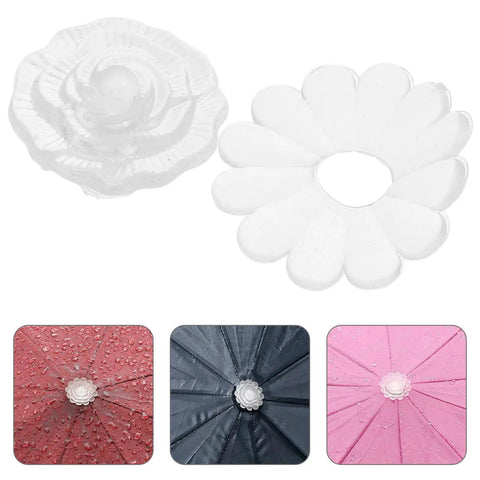 Heavy Duty 8Mm Umbrella Top Caps Double Pack Replacement Covers For Folding Parasols And Backyard Shade Gear Built Tough To Handle The Daily Grind Easy, clear caps in two designs.