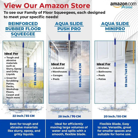 28 Inch Heavy Duty Squeegee For Concrete Floors And Wet Surfaces With Industrial Rubber Blade Quick Water Removal Tool For Garages Warehouses Driveways And Commercial Use