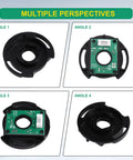 Heavy Duty Replacement Hall Sensor Pcb Circuit Board For Electric Bike Motor Upgrade shown from multiple angles for clarity and design.
