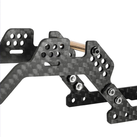 Carbon Fiber LCG Chassis Kit For TRX4M Bronco One Eighteen RC Crawler Upgrade With Low Center Of Gravity Frame Girder Close-up