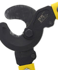 Close-up of Beast Mode Heavy Duty 22 Inch Long Arm Cable Cutter for 500MCM Copper and Aluminum Wires with precision ground jaws