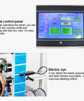 Digital control panel of Killer Automatic Round Bottle Labeling Machine For Smooth Packaging Of 10 To 150Mm Containers Double Side Sticker Applicator.