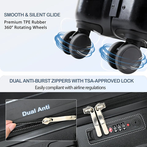 TSA-approved 12 bottle wine travel case with 360° wheels and lock