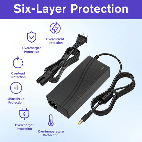 12V 2A DC Power Adapter For Roland FP 10 And PSB 5U Digital Piano Replacement with six-layer protection design.