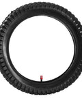 16x2.4/2.125 Inner Tube With Straight Valve Stem Replacement For MX650 MX500 SX500 Dirt Bikes With Red Stem Cap