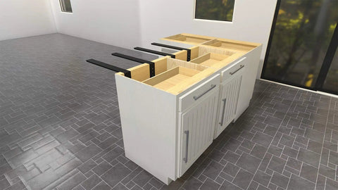 Rock Solid Heavy Duty Steel L Bracket Countertop Support 12 Inch Built With Premium American Steel for kitchen island installation.