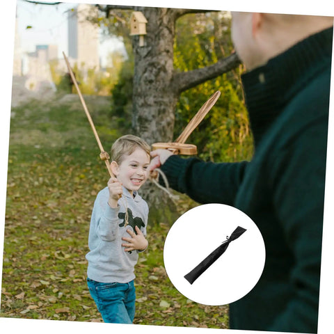 Child playing with wooden sword, overlay of Protective Black Cotton Cloth Japanese Carrying Bag For Safe Transport And Display