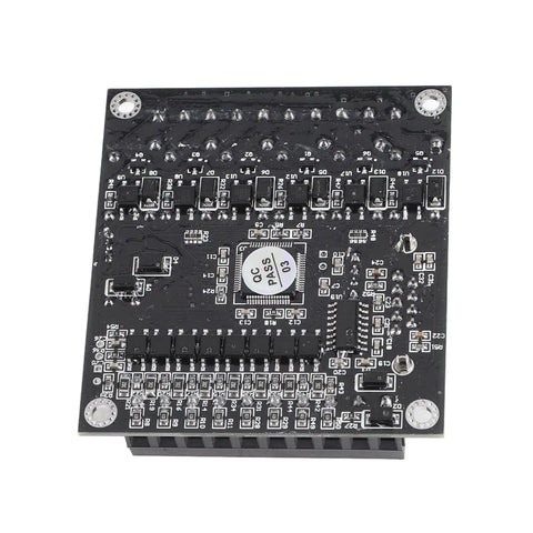 Top view of DC24V PLC Controller Kit With Relay Output For Industrial Automation FX1N 14MR Module, showcasing circuit details.