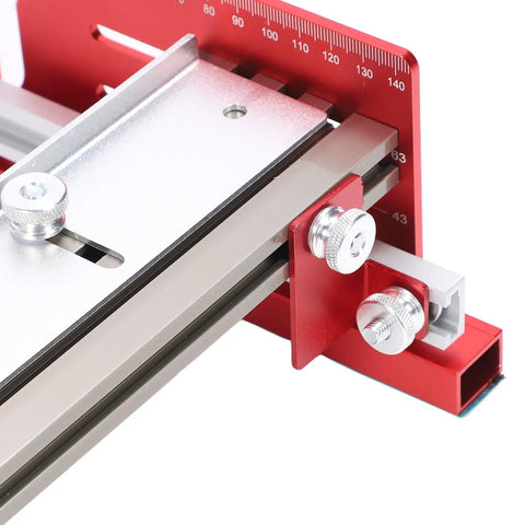 Close-up of Router Sled Kit For Bench Top Board Milling And Slab Flattening Panel Milling Machine Router Sled Board Mill Surfacing Jig