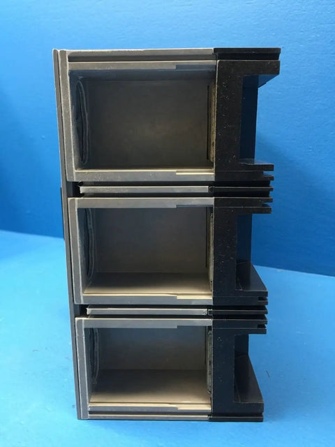 Top Shelf 400 Amp 3 Pole Molded Case Circuit Breaker stacked view showing three phases and molded case design.
