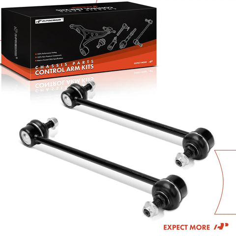 2 Front Sway Bar Links Stabilizer Kit For Ford Fiesta 2011 2019 EcoSport 2018 2022 Mazda CX3 2016 2022 Toyota Yaris 2019 2020 Yaris iA 2017 2018 Scion iA 2016 Front Left And Right Replacement Easy Install displayed with packaging