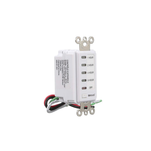 In Wall 8 Hour Digital Countdown Timer With Auto Shut Off For Lights Fans Heaters And Appliances Energy Saving Wall Mounted Timer