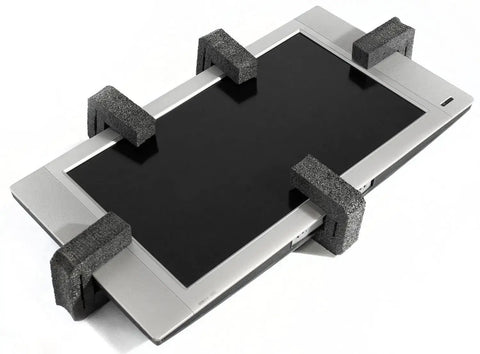 Heavy Duty Television Edge Protectors With Corrugated Slots Pack Of Forty Eight Eight By Seven Inch Tough As Nails Polyethylene Foam Padding Gear For Road Trip Shipping on a TV.