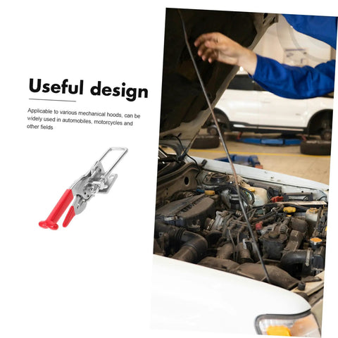 Mechanic using Rubber T Handle Draw Latch For Toolboxes Hoods And Machinery Flexible Tough As Nails Abrasion Resistant Hasps