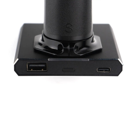 Close-up of USB ports on Noble NB4 Plus 2.4GHz 8 Channel RC Transmitter With FGR4B Receiver AFHDS 3 Protocol Remote Controller.