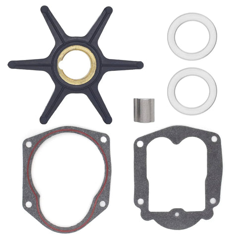 Water Pump Impeller Service Kit For Mercury Mariner Force 25 30 40 50 HP Outboard Motors Replacement With Gasket And Key
