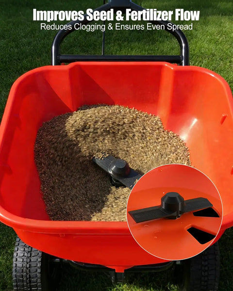 Upgraded Replacement Agitator For Echo RB60 Broadcast Spreader 2 Pack to prevent clogging and improve seed and fertilizer flow