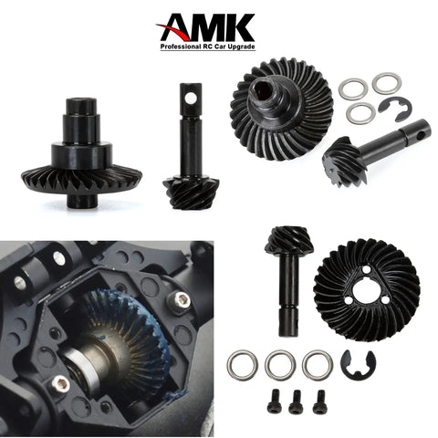 Beefy Heavy Duty Overdrive Bevel Gear Set 30/8T For 1/10 Scale RC Crawlers AR44 AR45 Capra Portal Axles Stainless Steel Build